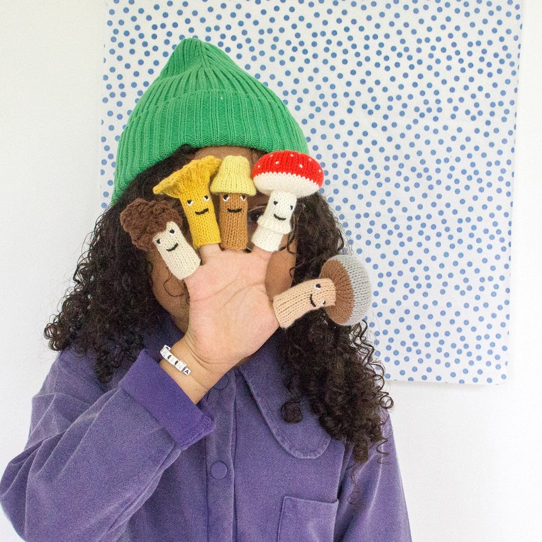 Hand-Knitted Finger Puppet Sets