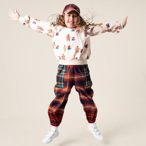 French Terry Sweatshirt - All Over Tiger the Postie