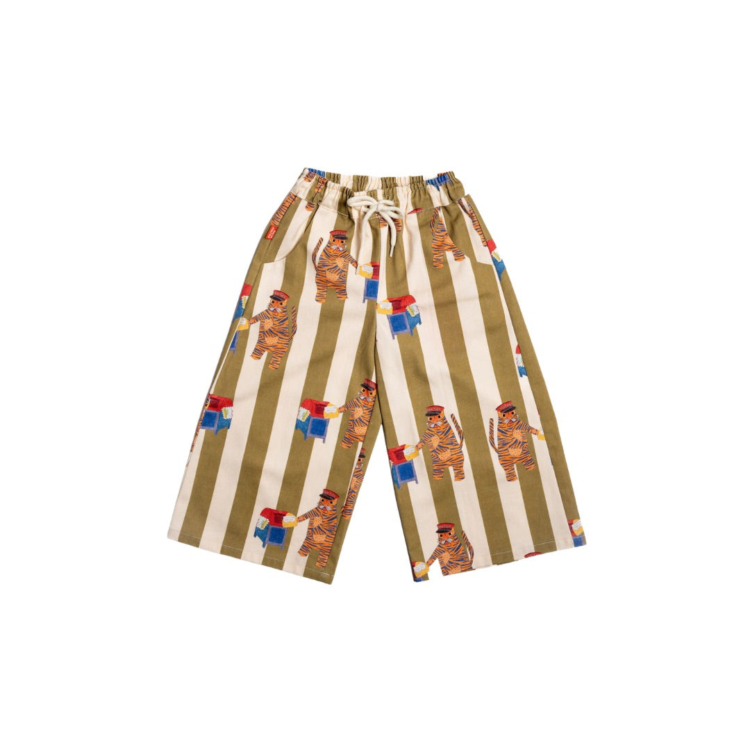 Tiger the Postie Wide Leg Pants