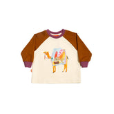 Raglan Long Sleeve T-Shirt - Carmen the Camel