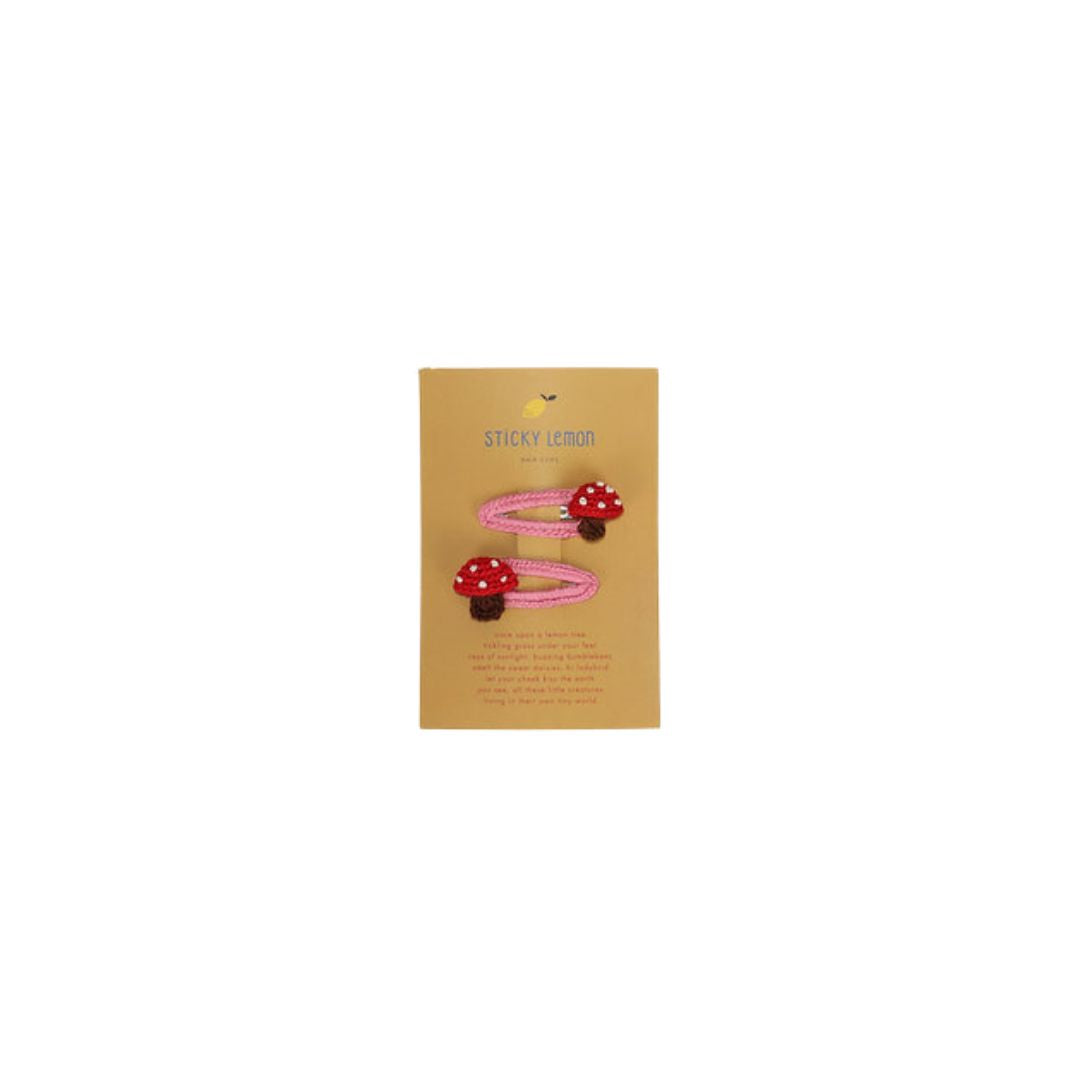 Sticky Lemon Hair Clips