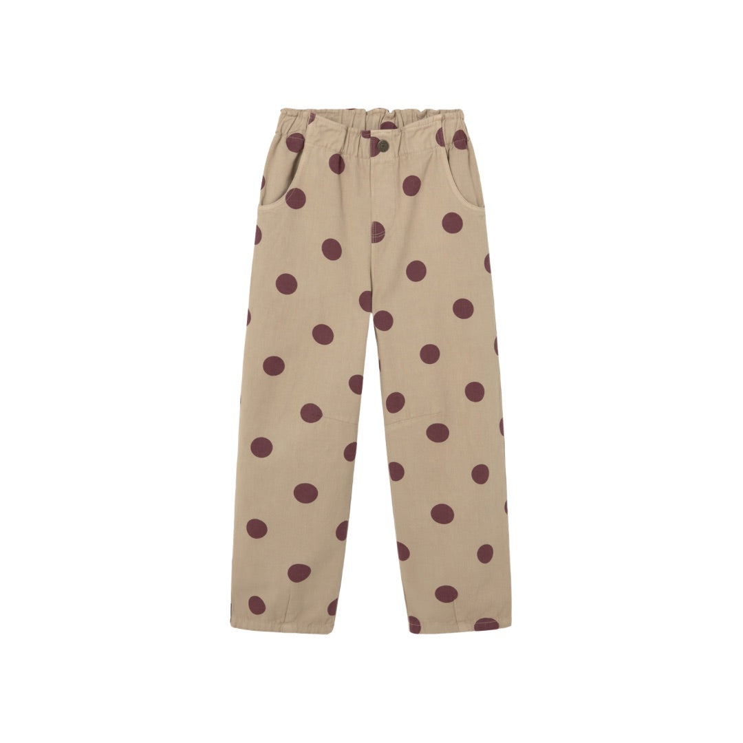 Polka Dot Twill Pants