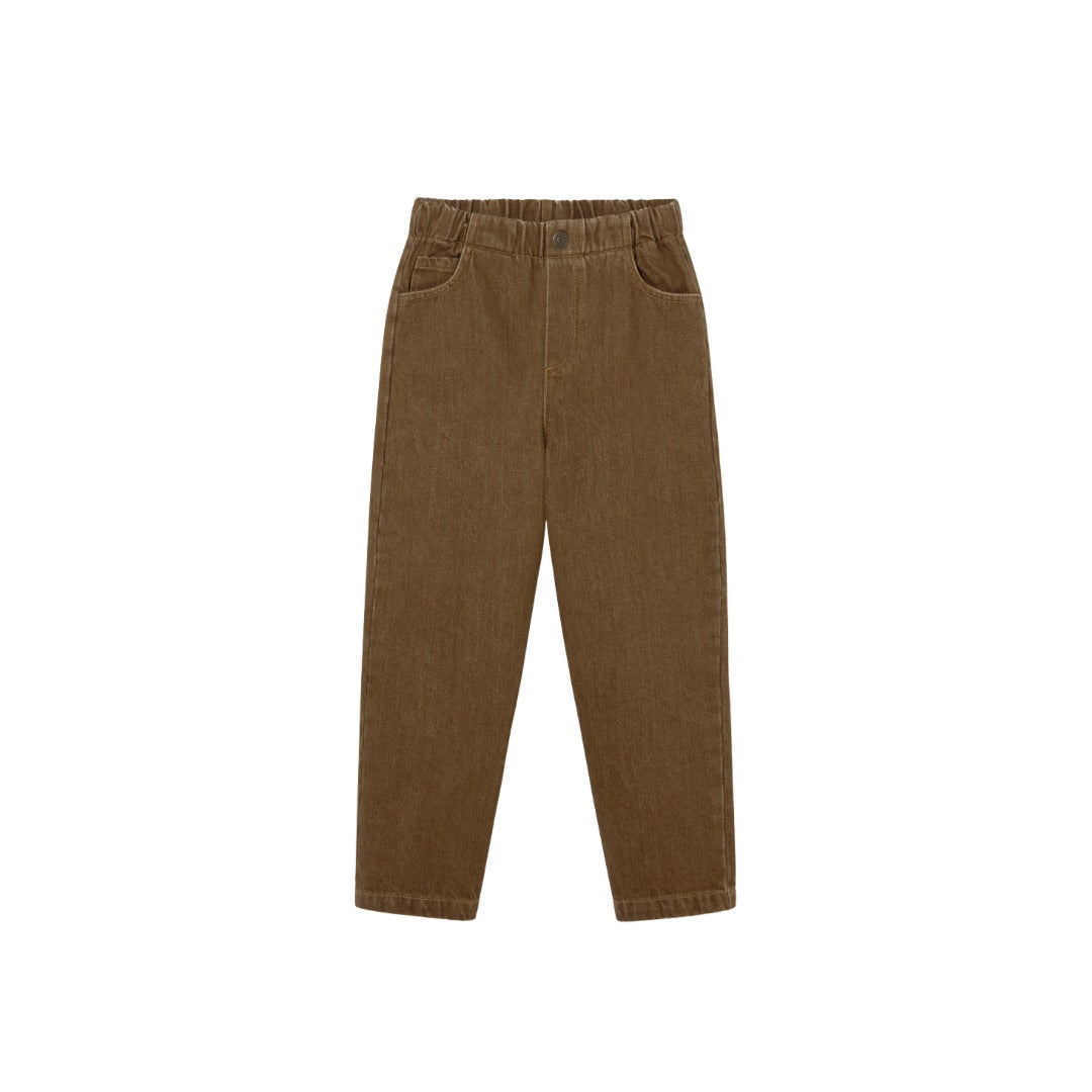 Washed Color Denim Pants
