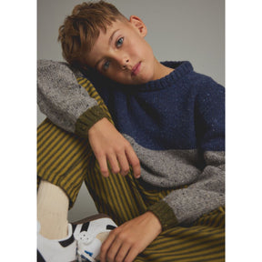 Tricot Tweed Knit Sweater