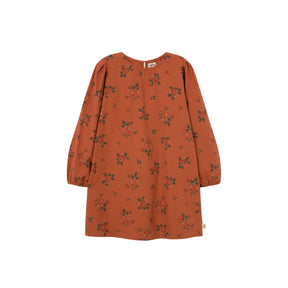 Cross-Stitch Floral Flannel Dress
