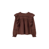 Jacquard Voile Blouse