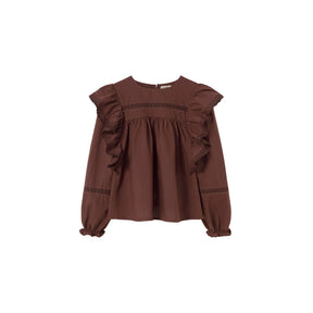 Jacquard Voile Blouse