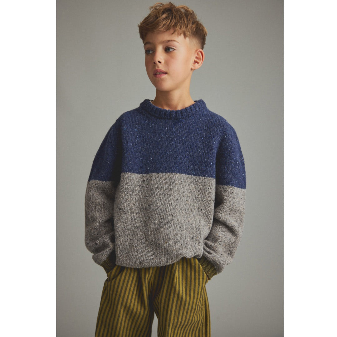 Tricot Tweed Knit Sweater