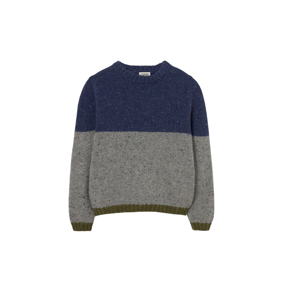 Tricot Tweed Knit Sweater