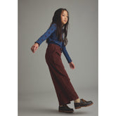 Soft Touch Corduroy Wide-Leg Pants