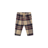 Warm Plaid Flannel Baby Pants