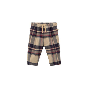 Warm Plaid Flannel Baby Pants