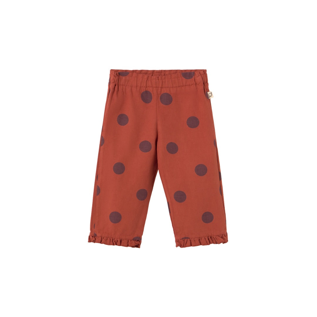 Polka Dot Twill Baby Pants