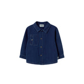 Herringbone Twill Denim Baby Shirt