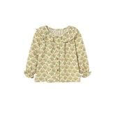 Textured Floral Print Baby Blouse