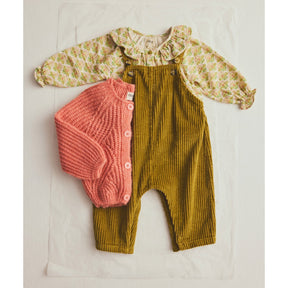Textured Floral Print Baby Blouse