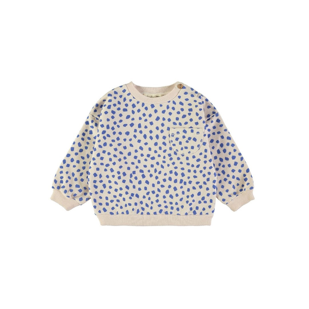 Animal Print Ecru Sweatshirt