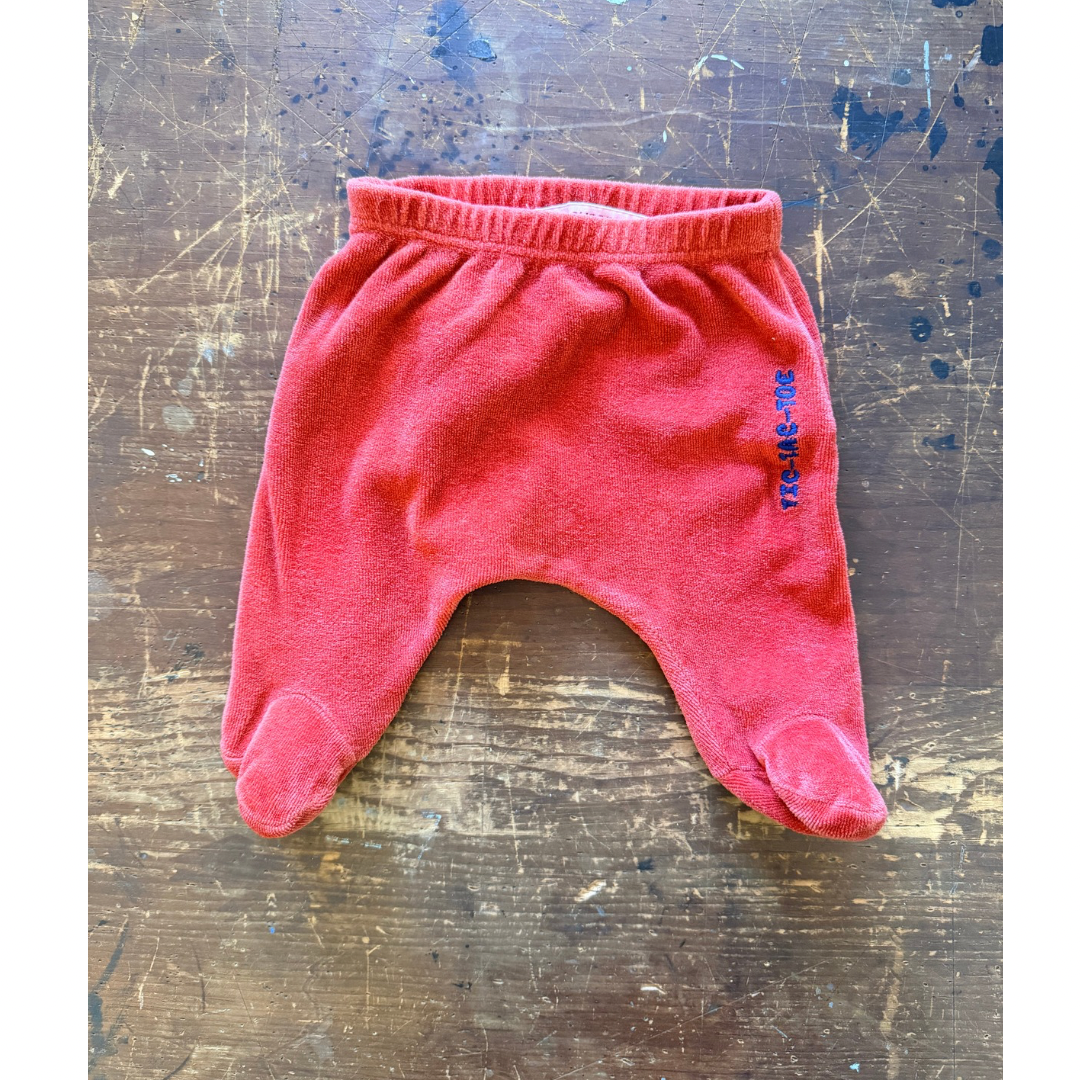 Tic-Tac-Toe Velvet Baby Leggings 1M