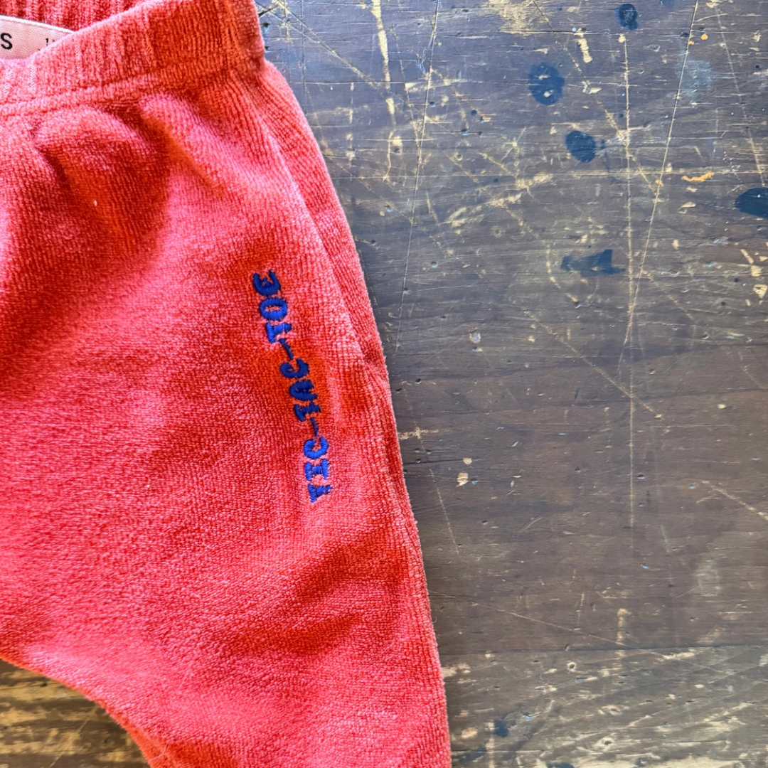 Tic-Tac-Toe Velvet Baby Leggings 1M