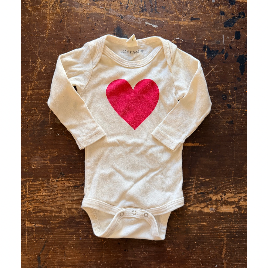 Long Sleeve Heart Onesie