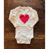 Long Sleeve Heart Onesie