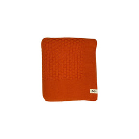 Knit Basketweave Baby Blanket