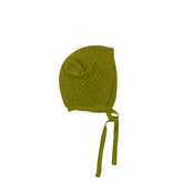 Knit Baby Bear Bonnets