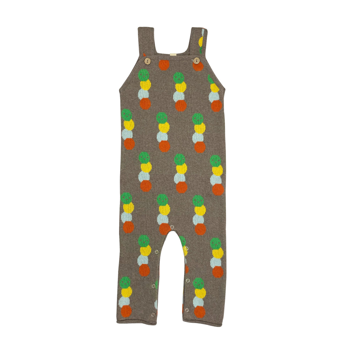 Knit Caterpillar Overalls
