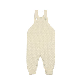 Knit Basketweave Overalls