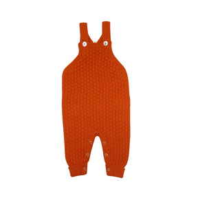 Knit Basketweave Overalls