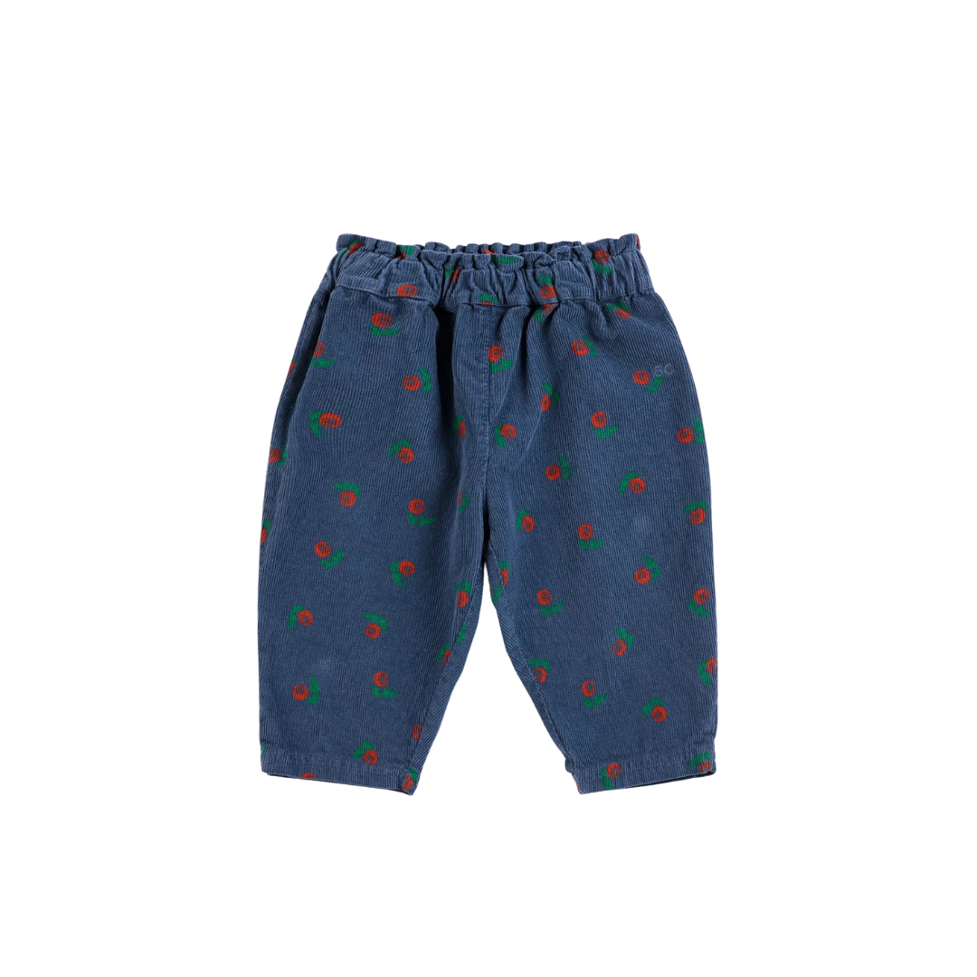 Stamp Bloom Corduroy Pants
