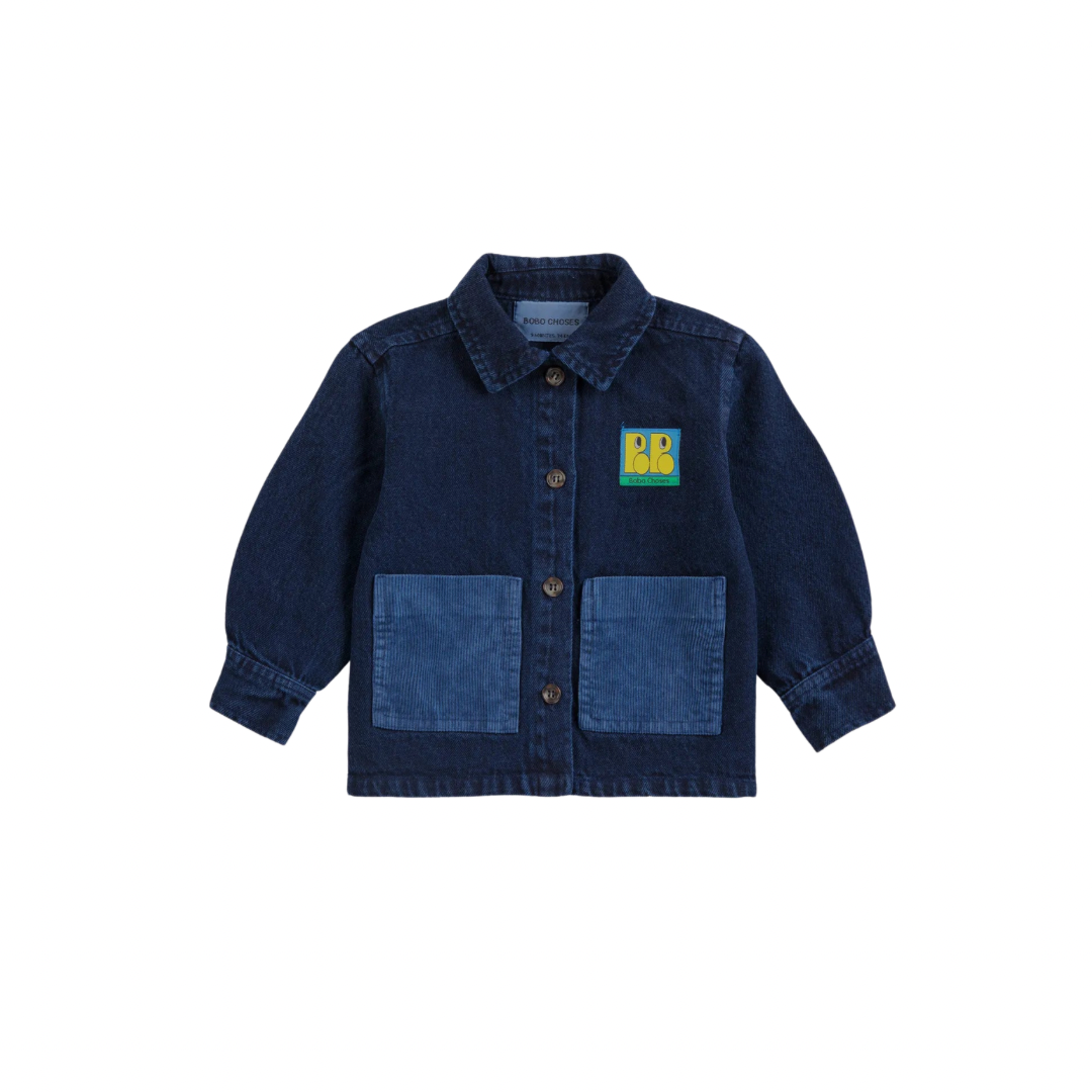 Bobo Choses Tag Denim Shirt
