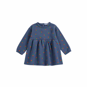 Stamp Bloom Fleece Dress