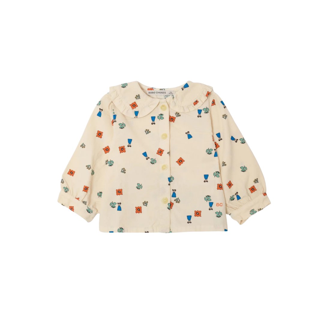 Blossoms All Over Woven Blouse