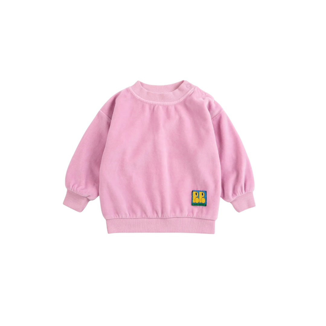 Bobo Choses Tag Velvet Sweatshirt
