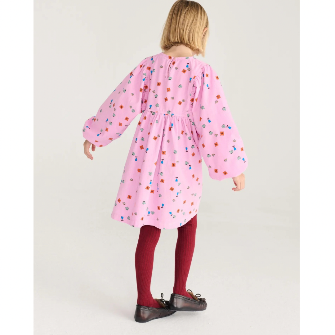Blossoms All Over Woven Dress