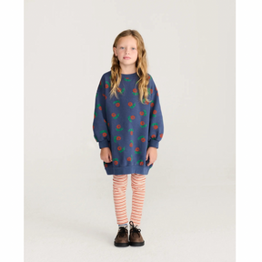 Stamp Bloom All Over Sweatshirt Dress