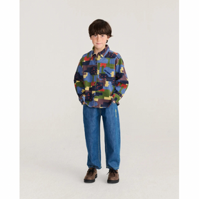 Paint Forest All Over Corduroy Shirt
