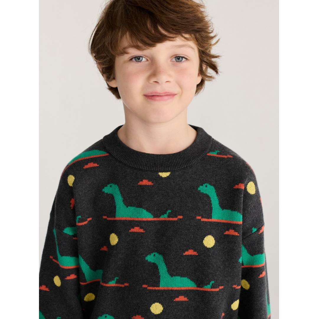 Lake Monster Jacquard Sweater