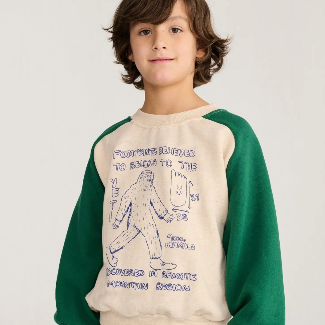 Mr. Footish Raglan Sweatshirt