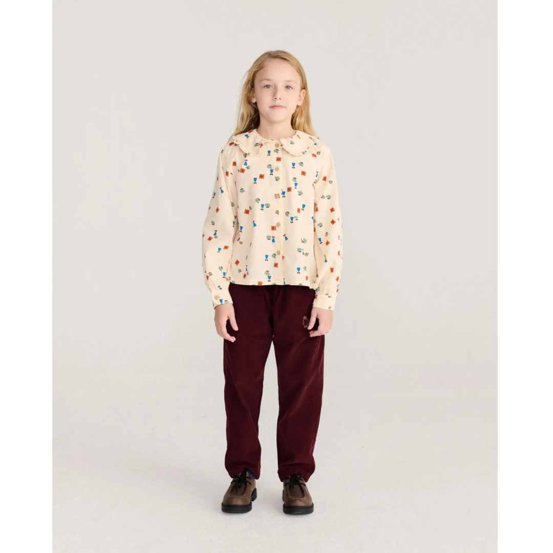 Blossoms All Over Woven Blouse