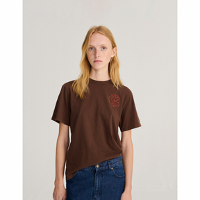 Red Vibrant Flower T-Shirt