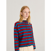 Striped Cotton Cardigan
