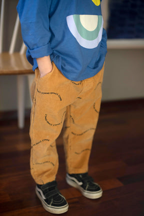 "Dance" Corduroy Pants