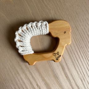 Wooden Yarn Teether - Sheep