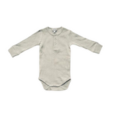 Ribbed Long-Sleeve Onesie